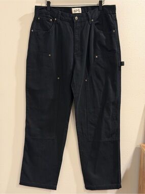 Woolrich x Target NWOT Men’s Size 36x32 Black Double Knee Carpenter Pants Jeans